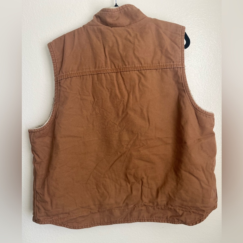 Carhartt flame-resistant sherpa lined vest - men’s xl - Picture 6 of 6